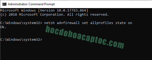 Cách bật tắt tường lửa windown