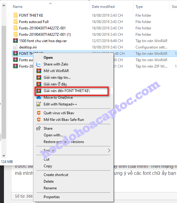 Hướng dẫn cài Font chữ cho Photoshop, Coreldraw, Illustrator, Indesign