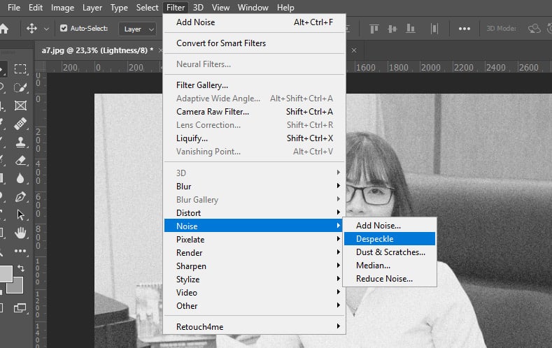 Cách khử nhiễu ảnh