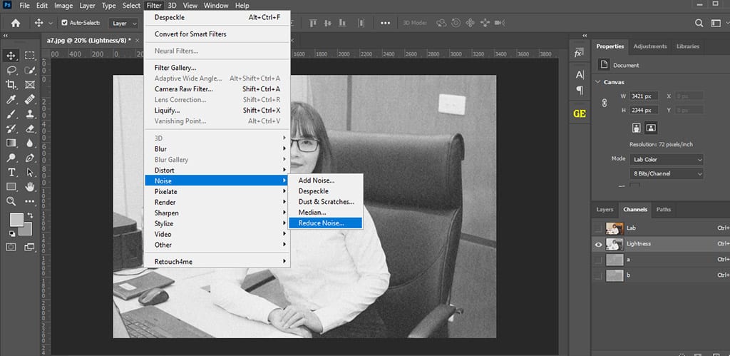 Cách khử nhiễu ảnh