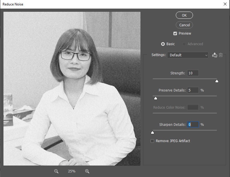 Cách khử nhiễu ảnh