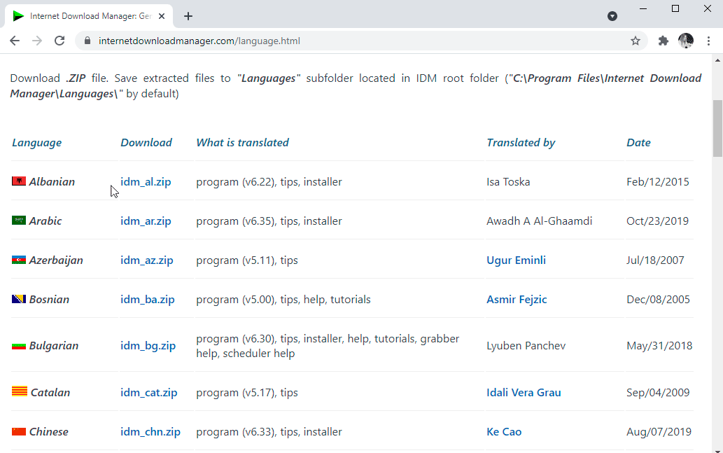 tai internet download manager full crack 26638 6 Tính năng Grabber