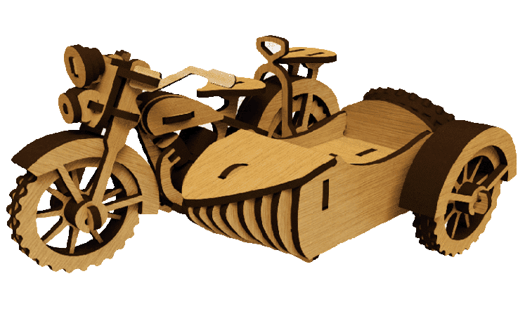 file cnc mo hinh xe may sidecar