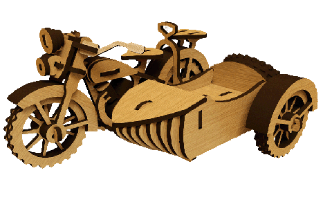 file cnc mo hinh xe may sidecar