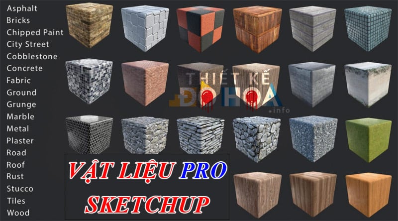 Muốn làm vật liệu trong Sketchup đẹp bắt buộc phải xem bài này