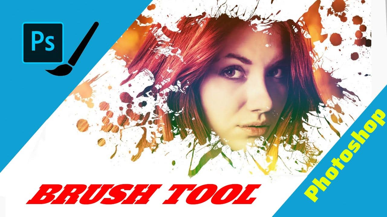 brush tool for photoshop banner