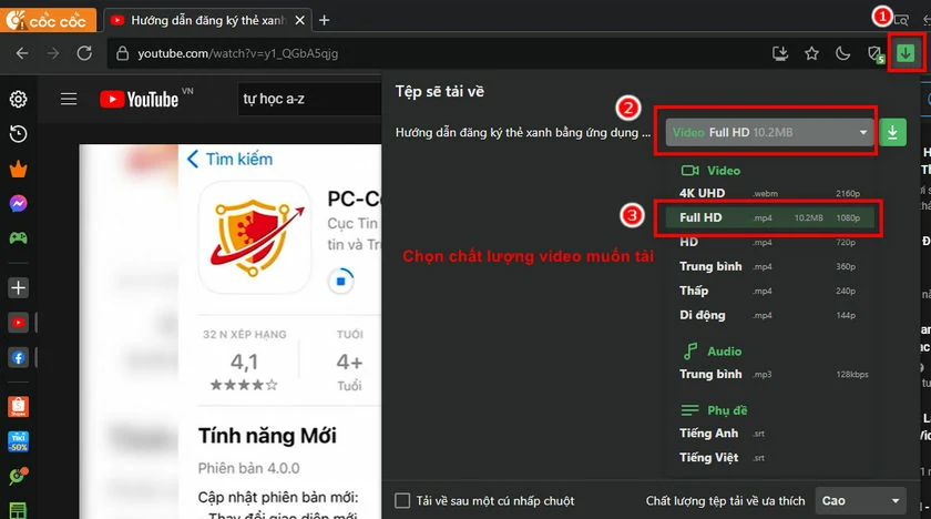 Hướng dẫn chi tiết cách tải video youtube