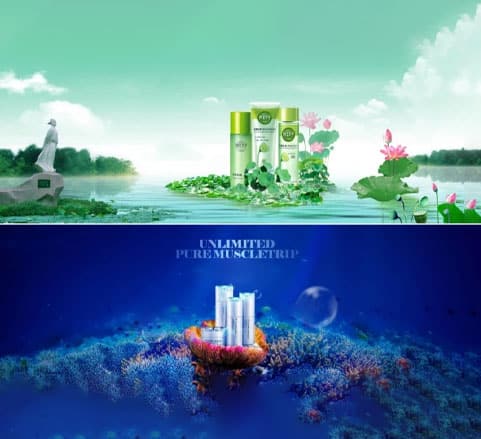 thiet ke banner my pham