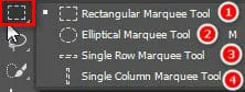 Rectangular Tool photoshop