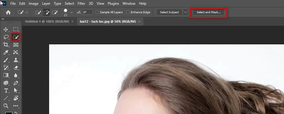 tách nền photoshop