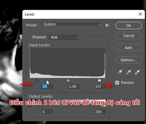 Cách áp chất liệu vào chủ thể trong Photoshop