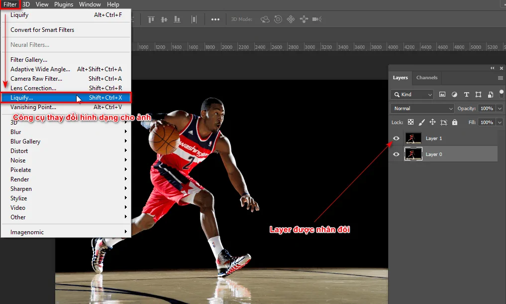 Cách tạo hiệu ứng tan biến trong photoshop