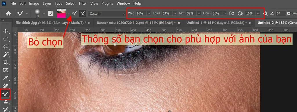 Cách làm mịn da nâng cao trong Photoshop chi tiết