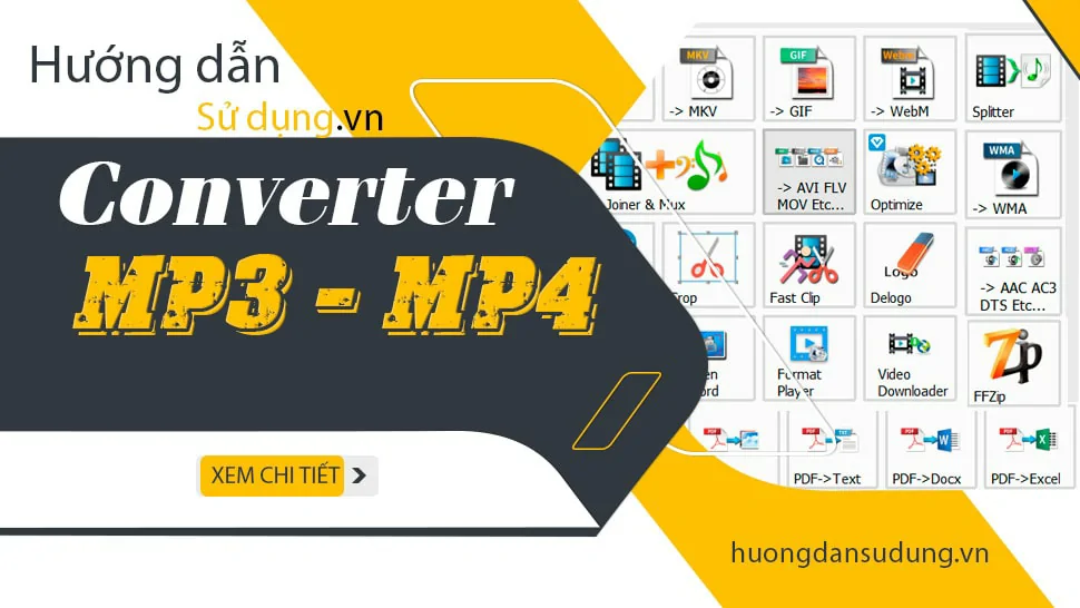 công cụ chuyển đổi mp3 mp4