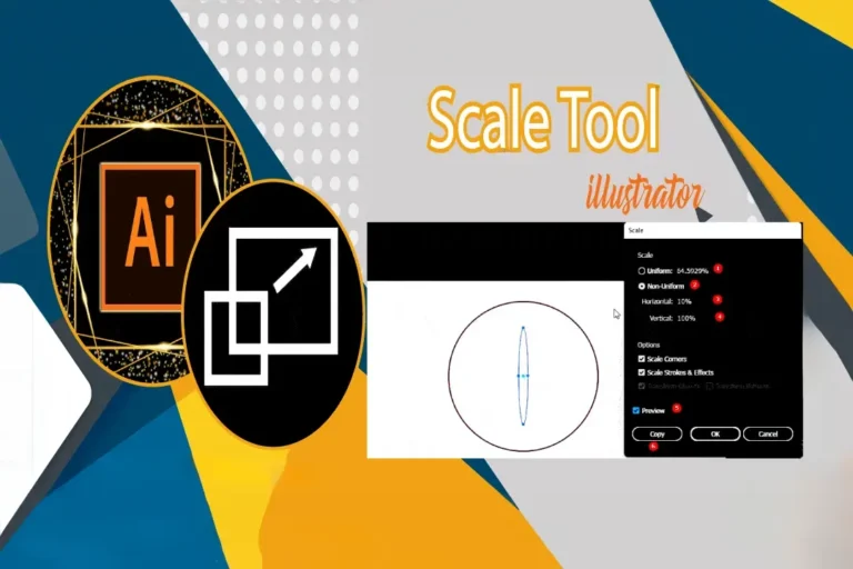 Hướng dẫn sử dụng công cụ Scale tool của illustrator