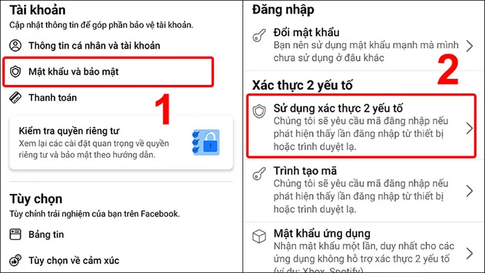 Cách cài bảo mật cho Facebook