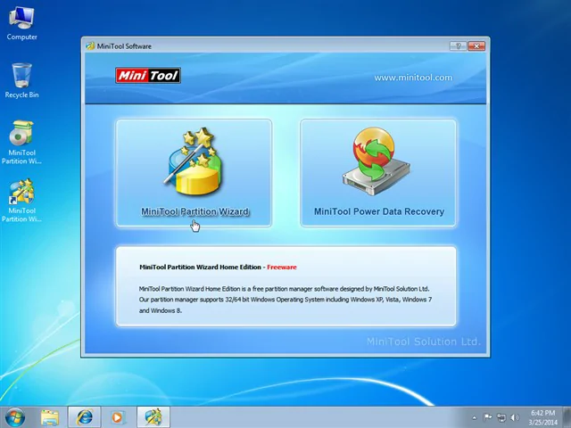 Phân vùng partition bằng MiniTool trên Windows