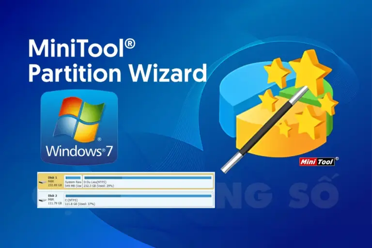 Hướng dẫn cách chia ổ cứng win 7 10 11 cực nhanh và hiệu quả bằng Partition Wizard