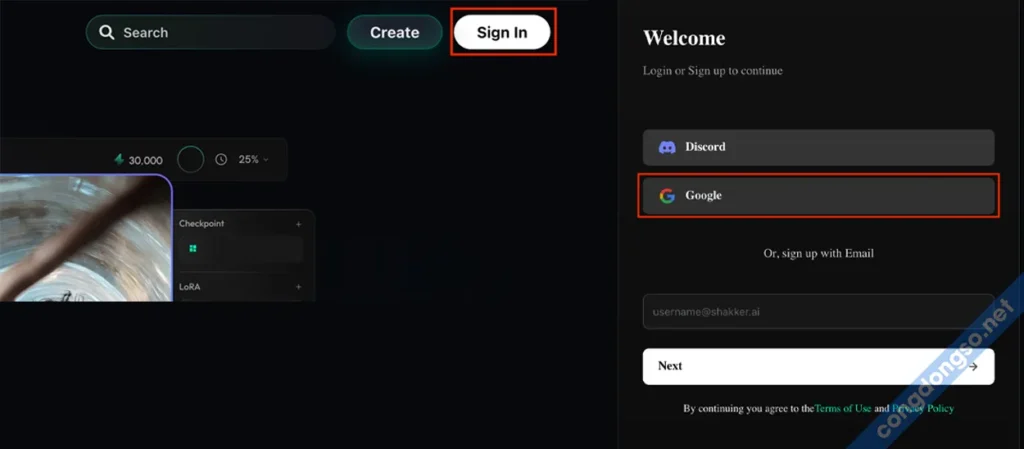 Hướng dẫn tạo ảnh trên shakker Ai hoàn toàn miễn phí